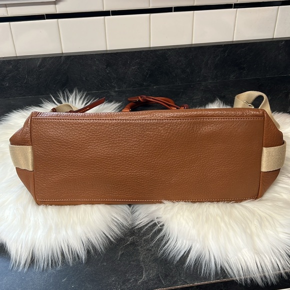 NWOT Dooney & Bourke Juliette weekender travel bag Vachetta Florentine leather - Picture 11 of 17